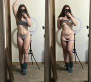 Undies on my mommy bod vs undies lifted to see mommy bod