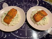 11 months together with my girlfriend!! Made us salmon and risotto for dinner &lt;3