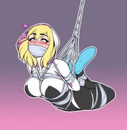 Spider-Gwen Captured and Restrained