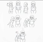 I saw a cute drawing and thought of my chubby and pudgy girlies
