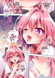 She drinks her master's semen