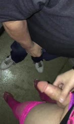 Pink Stockings and Pink Panties