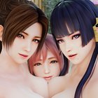 Mai, Honoka, and Nyotengu (AKI) [The King of Fighters, Dead or Alive]