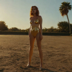 full body  naughtyEmma huxley  at movie scene  highly detailed  golden hour  