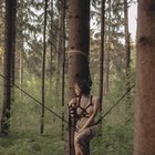 Body paint &amp; shibari &amp; forest &amp; Karandashiha