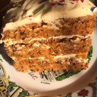 Homemade carrot cake