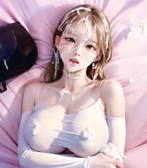 there is a woman laying on a bed with a pink sheet covering her face
