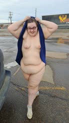 I love being naked i public This was at the: mall