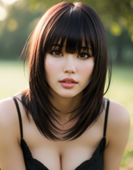 hot women with bangs 
