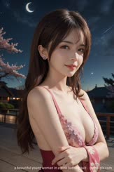 a beautiful young woman in a pink bathing suit . 