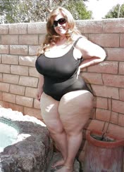 Big Booty Babe by the Pool