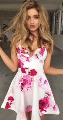Blondie in Pink Dress