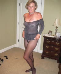Sexy Blonde in Lingerie