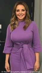 Hi there lovely pretty lady in purple dress I'm a pretty woman in a purple dress too
