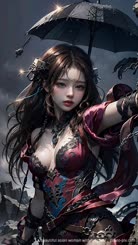 a beautiful asian woman with long hair . 