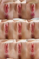 a woman with a very small tits is posing for the camera