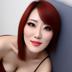 energetic mature woman  years old face after good sex  High Dynamic Range 