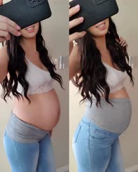  F Ifeelevencuterwhenpregnant