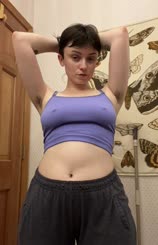  F wenttothegymlikethis   didn trealizetheywerepokingthrough 