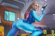Samus on a mission (pnut) [Metroid]