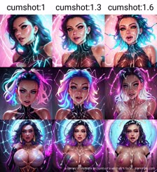 a series of multiple pictures of a woman 's face . 