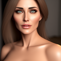 exhausted hot mature woman  years old face after good sex  deviantart hyper realistic 