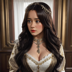 Jessie anderson  at movie scene  highly detailed  