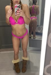 Did you notice me going in the fitting room?