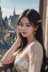 a beautiful woman with long hair posing for a picture
