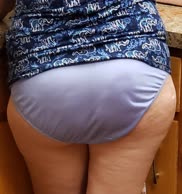 Good morning boys, I'm wearing my favorite purple panties for you today. I get so wet and horny when I wear panties for you boys. These are getting a little damp between my legs right now.