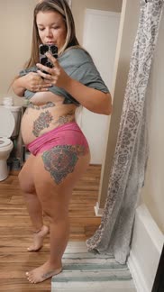 The bump is much bigger now ðŸ˜ and so are my tits ðŸ’ž
