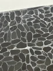 Any idea why the black grout is turning white?