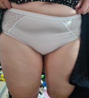 Wife in her granny panties