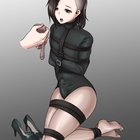Captive boy submissively accepting his gag
