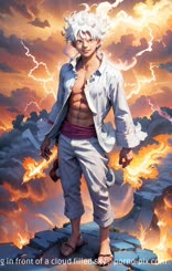 a man standing in front of a cloud filled sky . 