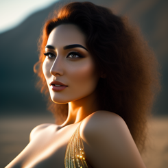 energetic nude woman  years old  depth of field cinematic aperture 