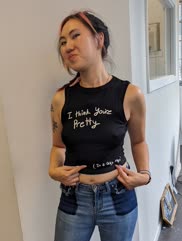 I'm so bad at shooting my shot that I had to make a shirt to help me