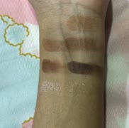 Flower Knows Eyeshadow Swatches on Brown Skin