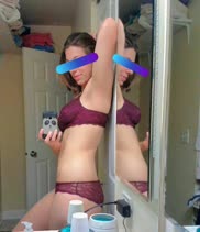 Trying on my new lingerie set [F]