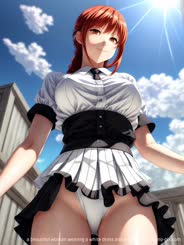 a beautiful woman wearing a white dress and a black tie . 