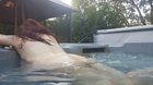 In the pool