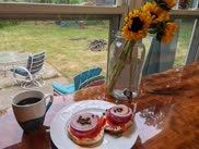 Homemade bagels and lox.