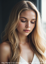 Hey there,blondes!I'm Blondes with Low Hair and a Pretty