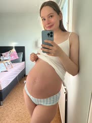 My belly is getting so round!