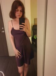 [F] I think purple satin suits me