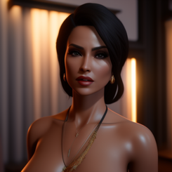 seductive mature woman  unreal engine 