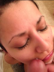 She finish her job